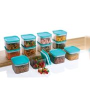 Air Tight Container 1000ml Round Transparent - PET Plastic Leakproof Clip Lid Stackable, Fridge Freezer Safe for Grains Spices Snacks, BPA Free Kitchen Pantry Storage Jar UAE B2B Wholesale 